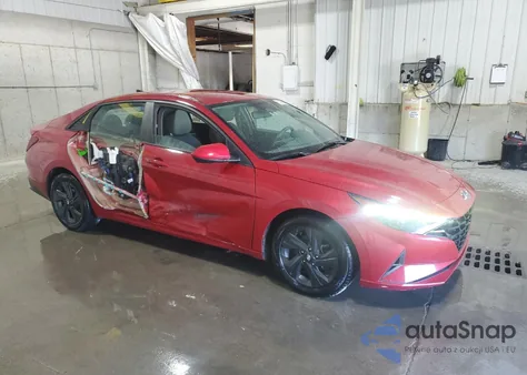 2021 Hyundai Elantra Sel из США, поврежденный, VIN KMHLM4AGXMU121469